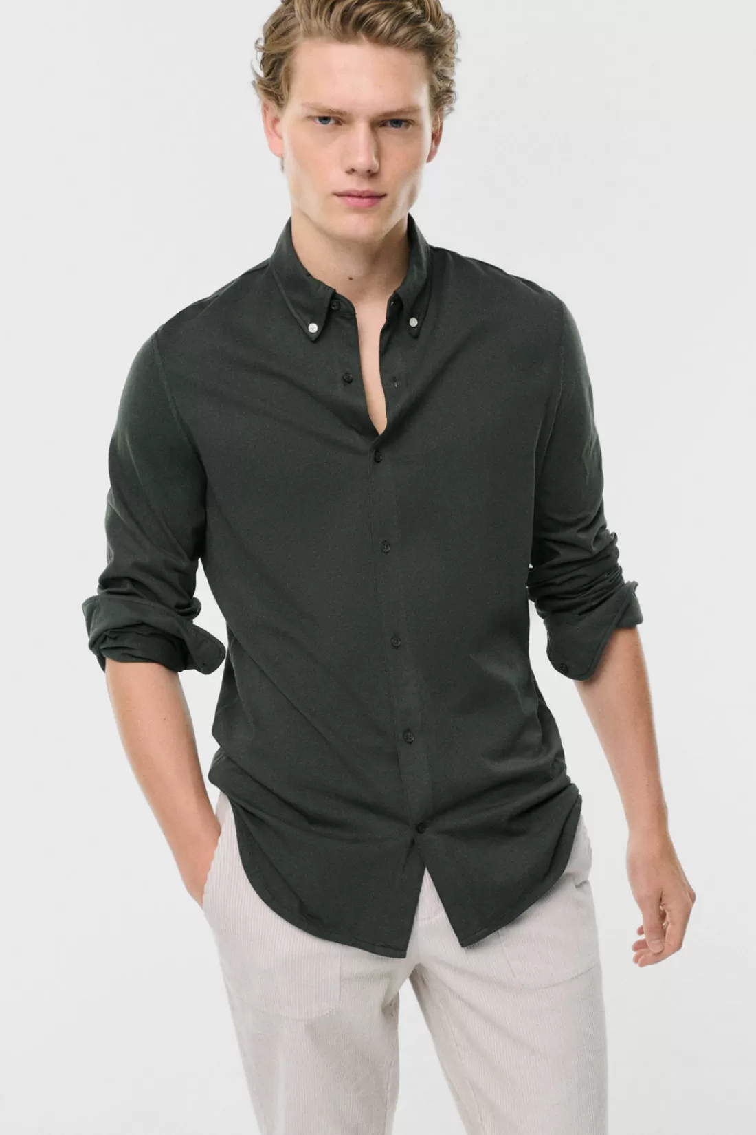 Ecoalf Camisas^CAMISA MOLE VERDE